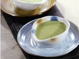 Bánh flan trà xanh