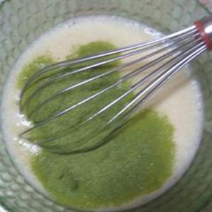 Cách làm bánh flan trà xanh