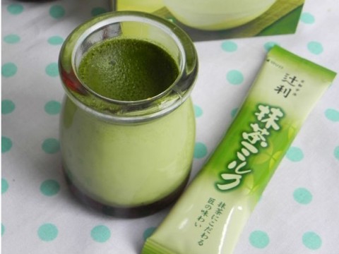 Bánh flan trà xanh