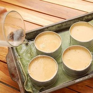 Cách làm bánh flan vị cà phê