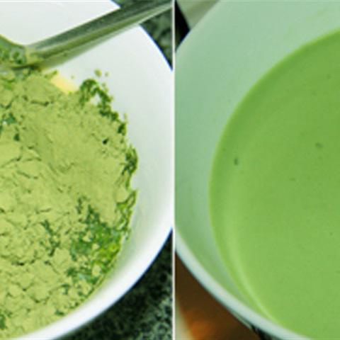 Cách làm bánh flan vị trà xanh