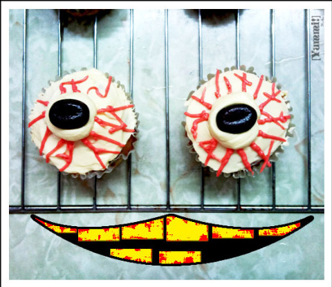 Bánh frightful sight cupcake