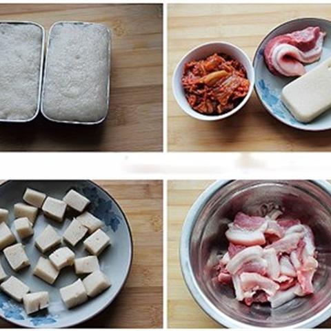 Cách làm bánh gạo cay kim chi