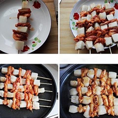 Cách làm bánh gạo cay kim chi