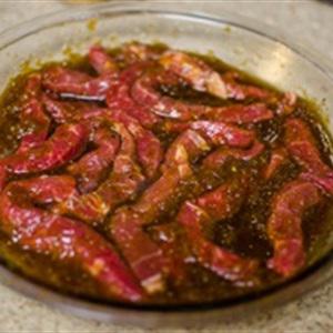 Cách làm bánh gạo xiên thịt bò chiên