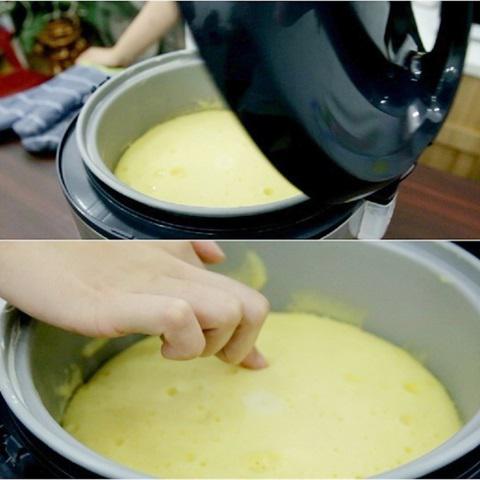 Cách làm bánh gato bằng nồi cơm điện
