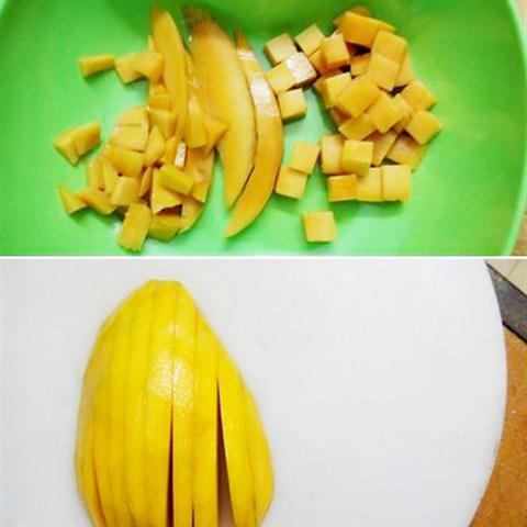 Cách làm bánh gato xoài