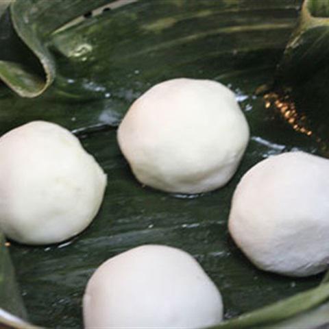 Cách làm bánh giầy nhân mặn