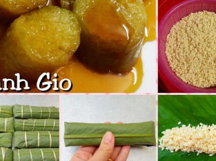 Bánh gio chấm mật