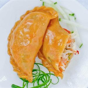 Cách làm bánh gối khoai lang nhân rau củ