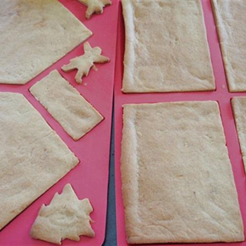 Cách làm bánh gừng hình nhà