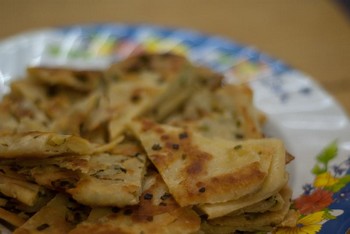 Bánh hành chiên giòn