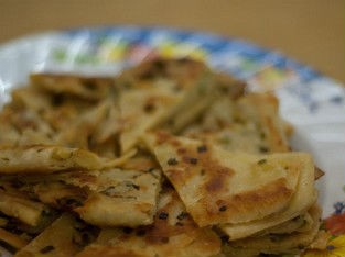 Bánh hành chiên giòn