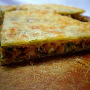 Cách làm bánh hành chiên tép