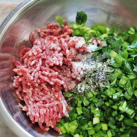 Cách làm bánh hẹ chiên