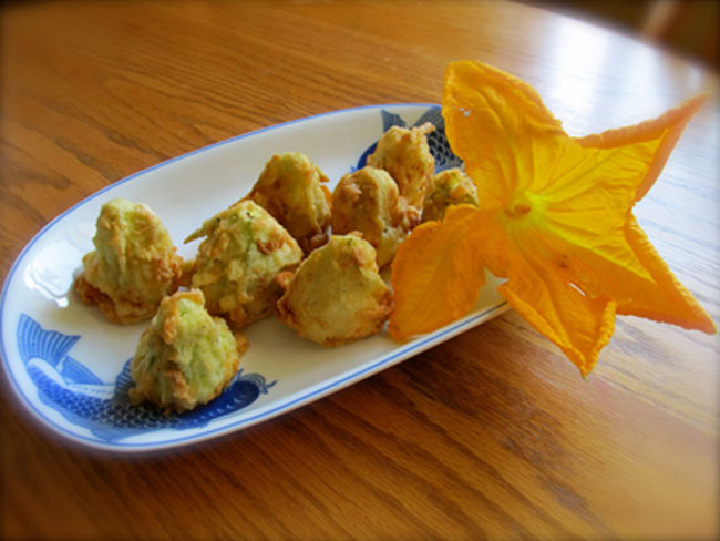 Bánh hoa bí ngô giải nóng tức thì