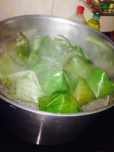 Bánh ít nhân đậu và dừa