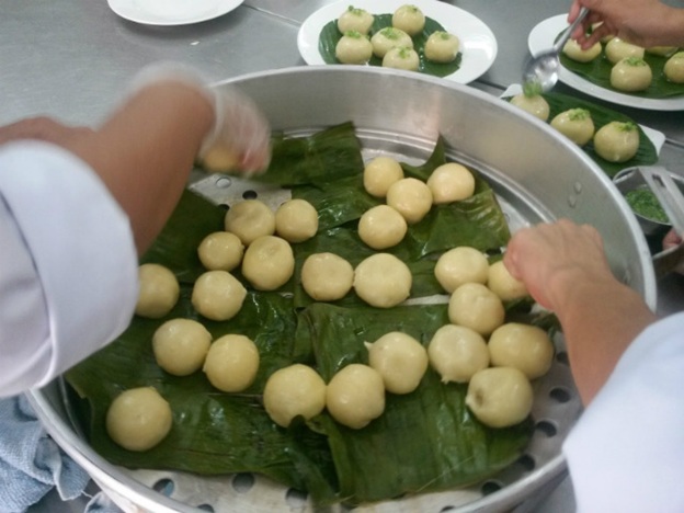 Bánh ít trần chay – món bánh ngon từ miền Trung.