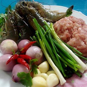 Cách làm bánh ít trần nhân tôm thịt