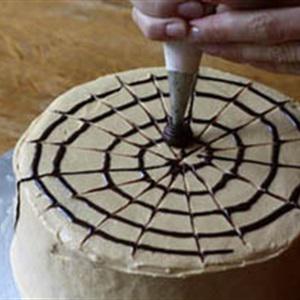 Cách làm bánh kem nhện bằng chocolate