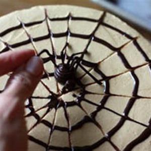Cách làm bánh kem nhện bằng chocolate