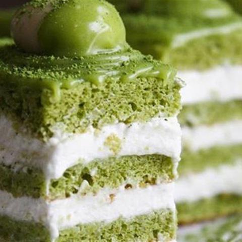 Cách làm bánh kem trà xanh