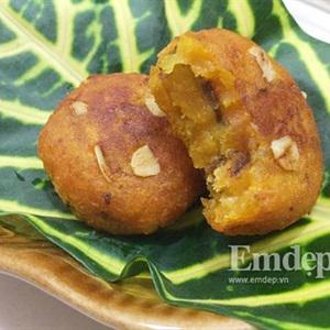 Cách làm bánh khoai lang chiên kiểu mới