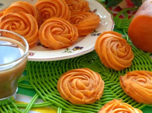 Bánh khoai lang dẻo cho khách nhí ngày Tết