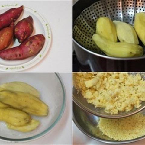 Cách làm bánh khoai lang nướng giòn