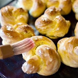 Cách làm bánh khoai lang nướng giòn