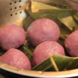 Cách làm bánh khoai lang tím