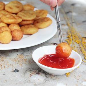 Cách làm bánh khoai lang viên chiên