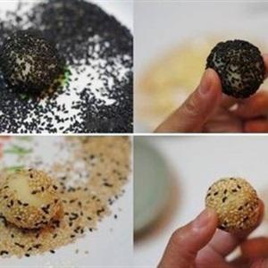 Cách làm bánh khoai mè