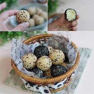 Cách làm bánh khoai mè