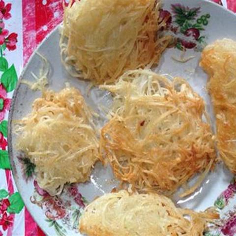 Cách làm bánh khoai mì rán