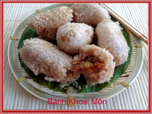 Bánh khoai môn chiên