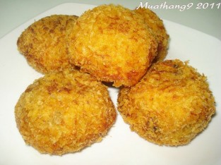 Bánh khoai tây bọc thịt