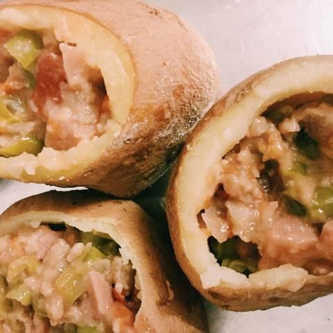 Cách làm bánh khoai tây nhân rau củ