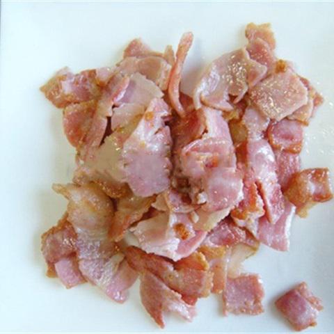 Cách làm bánh khoai tây trộn thịt xông khói chiên