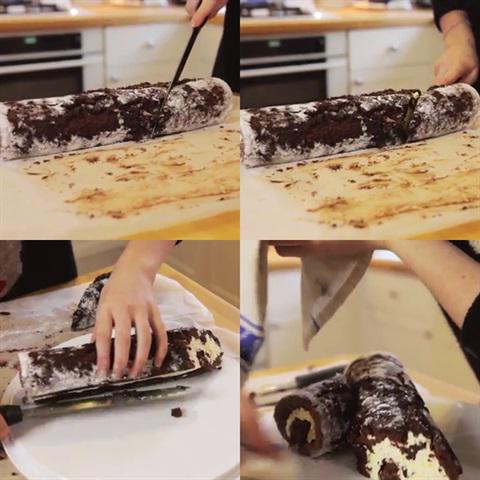 Cách làm bánh khúc cây giáng sinh