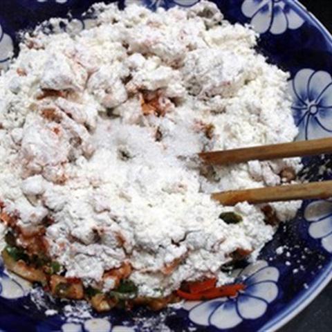 Cách làm bánh kim chi chiên