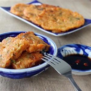 Cách làm bánh kim chi chiên