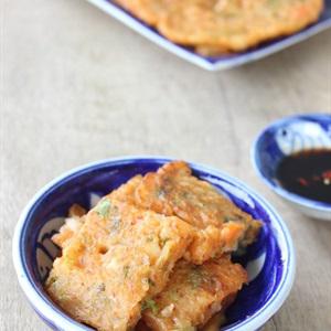 Cách làm bánh kim chi chiên