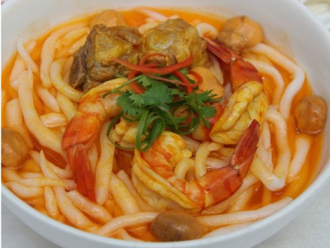 Bánh lọt sườn tôm