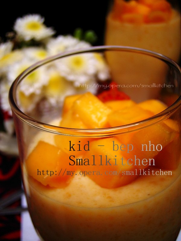 Bánh Mango pudding