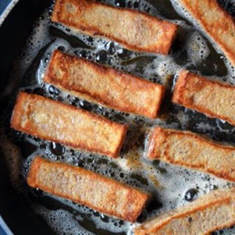 Cách làm bánh mì chiên caramel