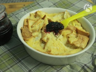 Bánh mì chưng sữa đậu nành