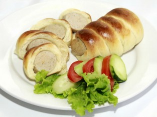 Bánh mì cuộn xúc xích