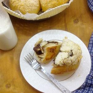 Cách làm bánh mì dừa nhân chocolate