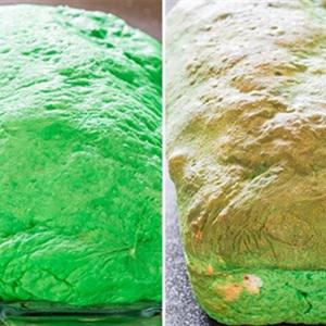 Cách làm bánh mì hình dưa hấu